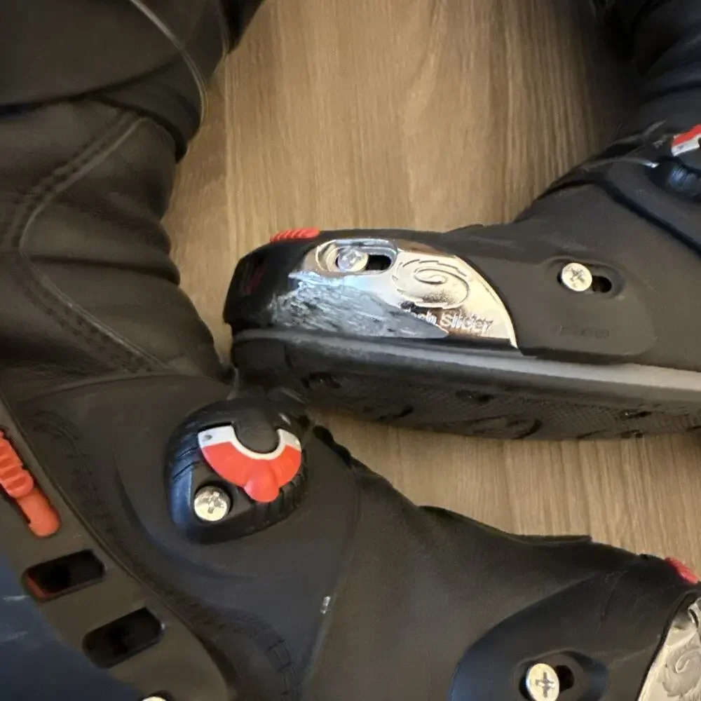 Sidi SRS Black Boots Size 10 US 44 EUR MX Motocross Boots Made in Italy